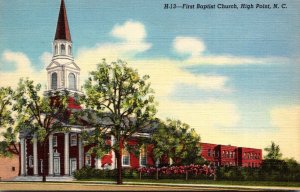 North Carolina High Point First Baptist Church Curteich