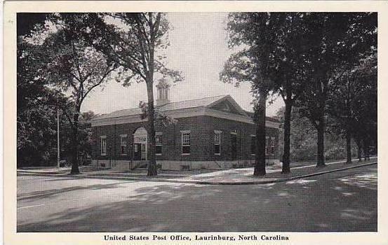 North Carolina Laurinburg United States Post Office