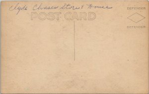 Bradford Maine RPPC Postmaster Clyde Chase Store and Home c1930s Postcard V15