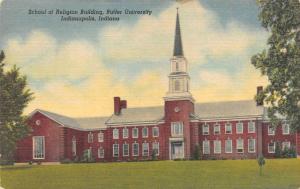 INDIANAPOLIS, IN Indiana  BUTLER UNIVERSITY~School Of Religion Building Postcard