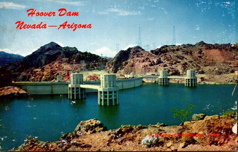 Nevada/Arizona Hoover Dam and Lake Mead 1964