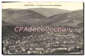 Old Postcard Tarare Rhone General view taken of Sainte Madelaine