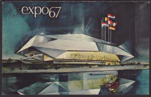 European Community Pavilion,Expo67,Montreal Postcard BIN