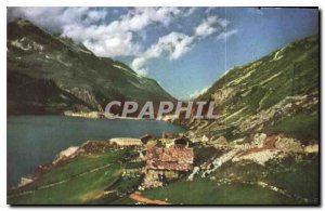 Postcard Modern Lake Dam Tignes Vallee de l'Isere