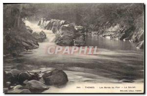 Old Postcard Thones Les Bords du Fier Le Goulet