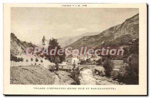 Postcard Old Village Dentraunes Between NICE and BARCELONNETTE