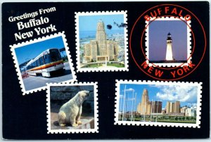 Postcard - Greetings from Buffalo, New York