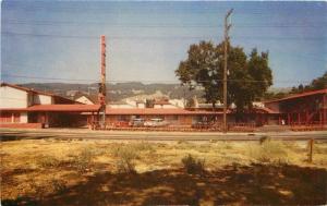 Gillick 1950s OAKLAND CALIFORNIA Oakes Motel Roadside postcard 4075