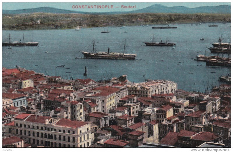 CONSTANTINOPLE, Turkey, 1900-1910's; Scutari