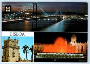 LISBOA multiview LISBON Portugal 4x6 Postcard