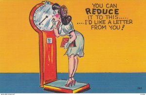 COMIC; 1930-40s; You Can Reduce It To This.....I'd Like A Letter From You!,...