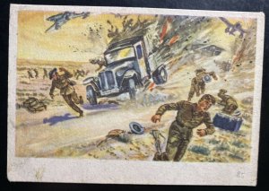 Mint Germany Picture Postcard Desert War North Africa