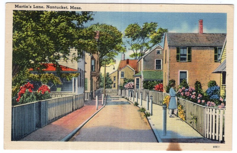 Nantucket, Mass, Martin's Lane