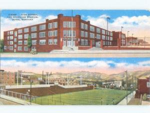Linen HIGH SCHOOL SCENE Butte Montana MT E2265