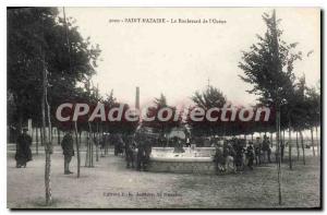 Postcard Old Saint Nazaire Le Boulevard at Ocean