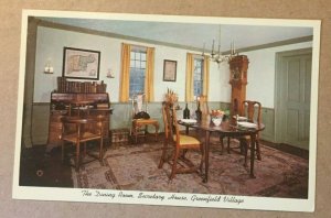 VINTAGE POSTCARD UNUSED SECRETARY HOUSE GREENFIELD VILLAGE DEARBORN MICH.