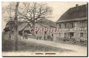 Old Postcard Saint Usuge (German forces)