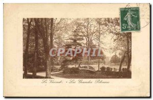 Old Postcard Le Vesinet the Great Lawns
