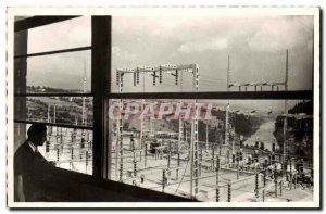 Postcard Modern Electricity Genissiat View from the top of the monitoring gat...