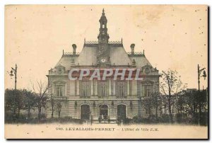 Old Postcard Levallois Perret City Hotel