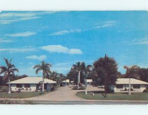 Unused 1950's ROYAL PALM LODGE MOTEL Sarasota Florida FL s1815