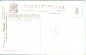 Vintage Tuck's Postcard Upnor Castle Oilette England Unposted 