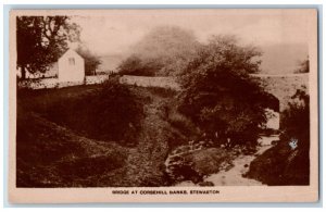 Stewarton East Ayrshire Scotland Postcard Bridge at Corsehill Banks c1940's