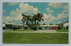 Woodvale Motel Lake Wales Florida Vintage Postcard 