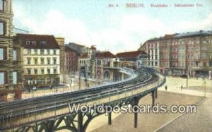 Hochbahn, Schlesisches Tor Berlin Germany Unused 