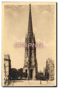 Postcard Old Bell Bordeaux Saint Michel