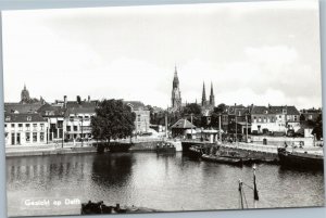 postcard Netherlands, view of Delft