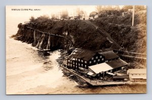 RPPC HAKALAU SUGAR MILL HAWAII REAL PHOTO POSTCARD (c.1920s)