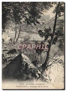 Old Postcard Switzerland vendeenne Mortagne landscape on the Sevre