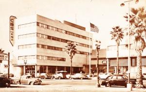 RPPC CBS Columbia Broadcasting Station, Hollywood, KNX Postcard Unposted D15