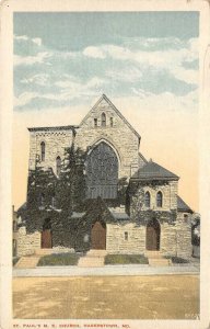 St. Paul's M.E. Church, Hagerstown, Maryland ca 1920s Vintage Postcard