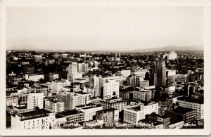 Seattle WA Shopping & Business District Unused Johnston Real Photo Postcard F11