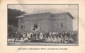 The new gymnasium West Lafayette College R.P.O., Rail Post Offices PU 1913 