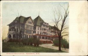 Kenosha WI Penoyer Sanitarium c1905 Postcard