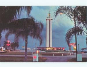 Unused Pre-1980 NIGHT VIEW OF CITRUS TOWER Clermont Florida FL E7747@