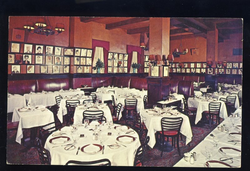 New York City, New York/NY Postcard, Sardis Restaurant & Lounge,West 44th Street