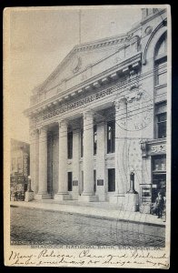 Vintage Postcard 1907 Braddock National Bank, Braddock, Pennsylvania (PA)