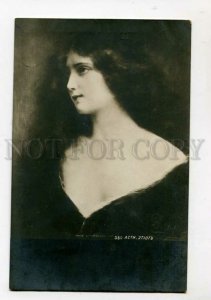 3111727 BELLE Girl w/ LONG HAIR by Angelo ASTI old Russia PHOTO