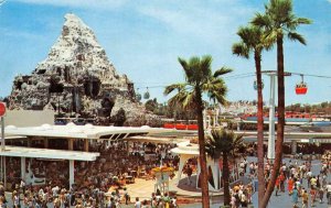 Tomorrowland Terrace DISNEYLAND Matterhorn Anaheim, CA c1960s Vintage Postcard
