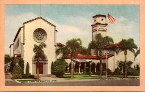 California Long Beach Mottell's Mortuary and Chapel Third and Alamitos A...