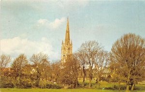 US60 UK England Grantham St. Wulframs from river clocktower 1976