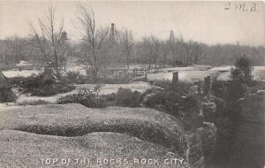 OLEAN NEW YORK TOP OF THE ROCKS AT ROCK CITY UP TO DATE VARIETY POSTCARD c1900s