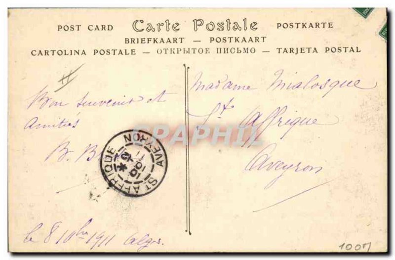 Old Postcard Folklore Player flute North Africa