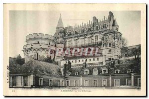 Postcard Old Amboise Chateau
