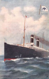 American Line Steamer SS St Louis Tuck Vintage Postcard AA44336
