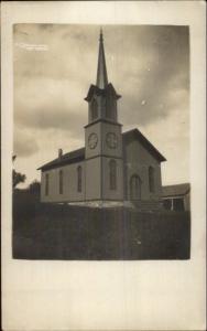 Monticello NY Univ Church c1910 Real Photo Postcard